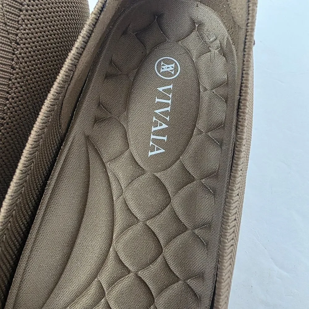 Vivaia Margot Wedge Pro Square Toe Wedge Heels Espresso Size 39.5 US 8.5